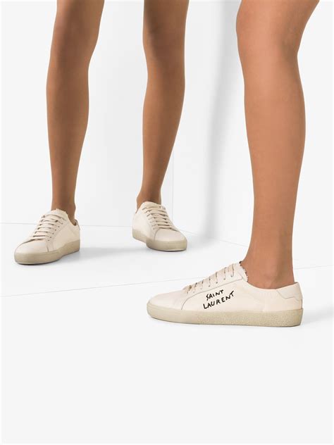 yves saint laurent classic 6|Court Classic SL/06 sneakers in white .